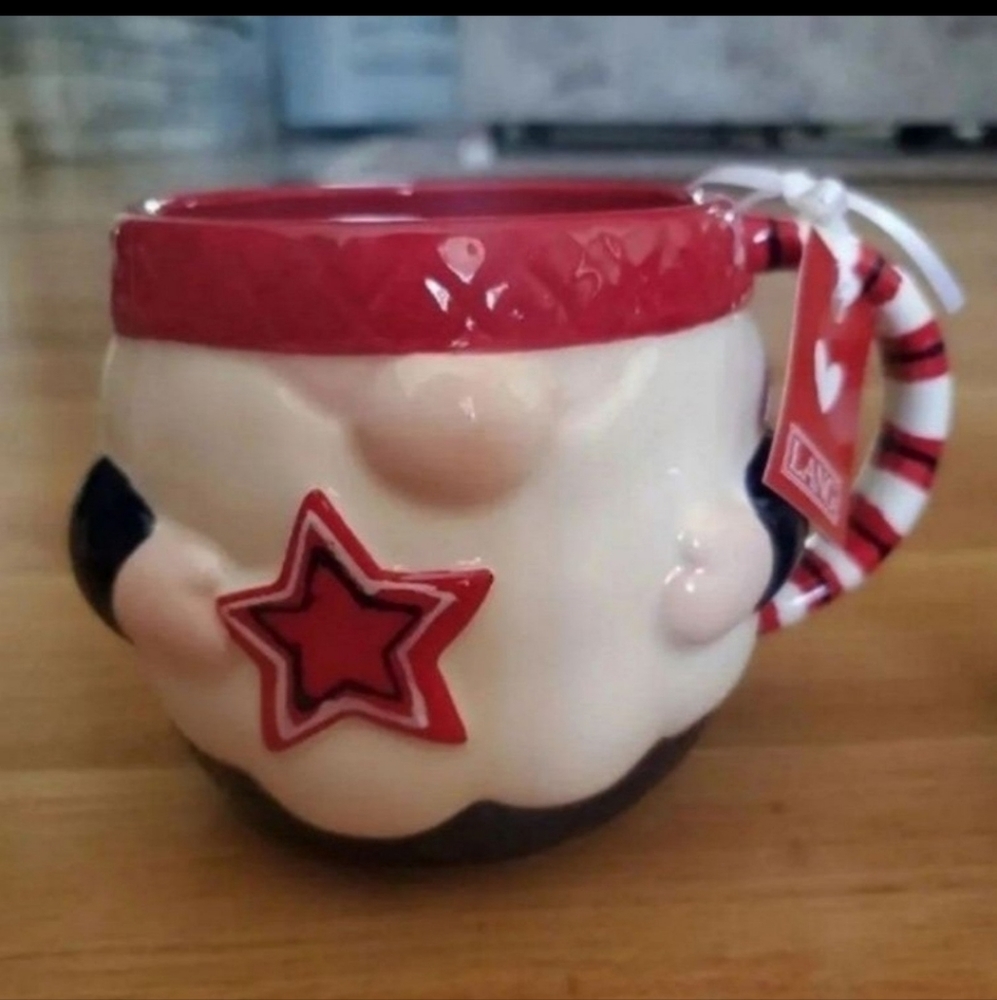 Patriotic Gnome Mug-NWT